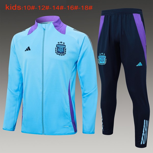 Kinder Trainingsanzug Argentinien 2024-2025 Blau 3